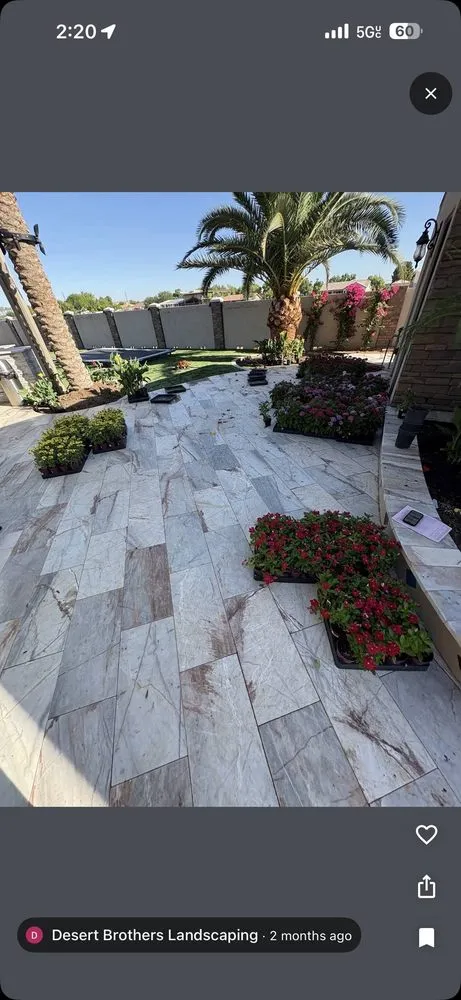 Local lawn mowing service in Florence, AZ by Desert Brothers Landscaping