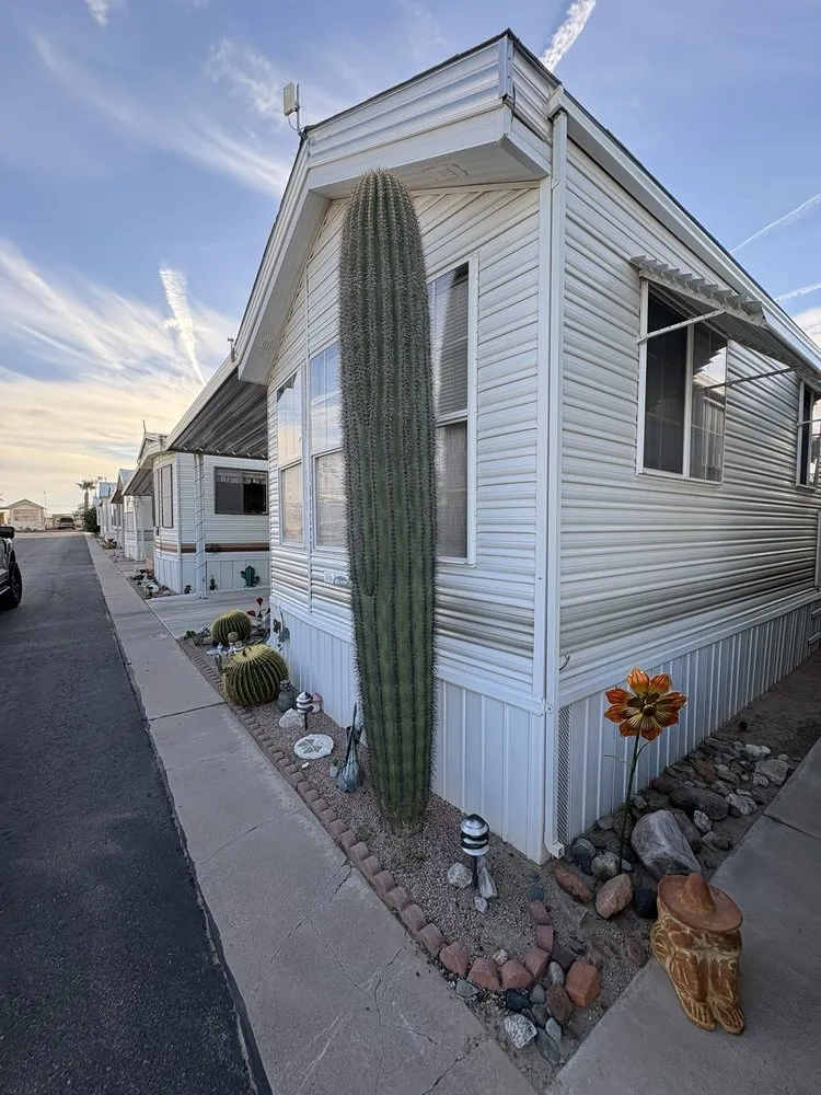 Professional lawn care service for residential properties in Florence, AZ by Desert Brothers Landscaping