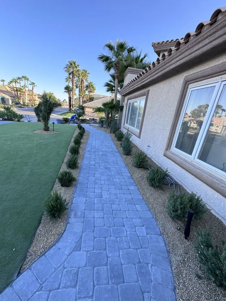Reliable outdoor landscaping for beautiful yards in Las Vegas, NV by Desert Cacti Landscaping