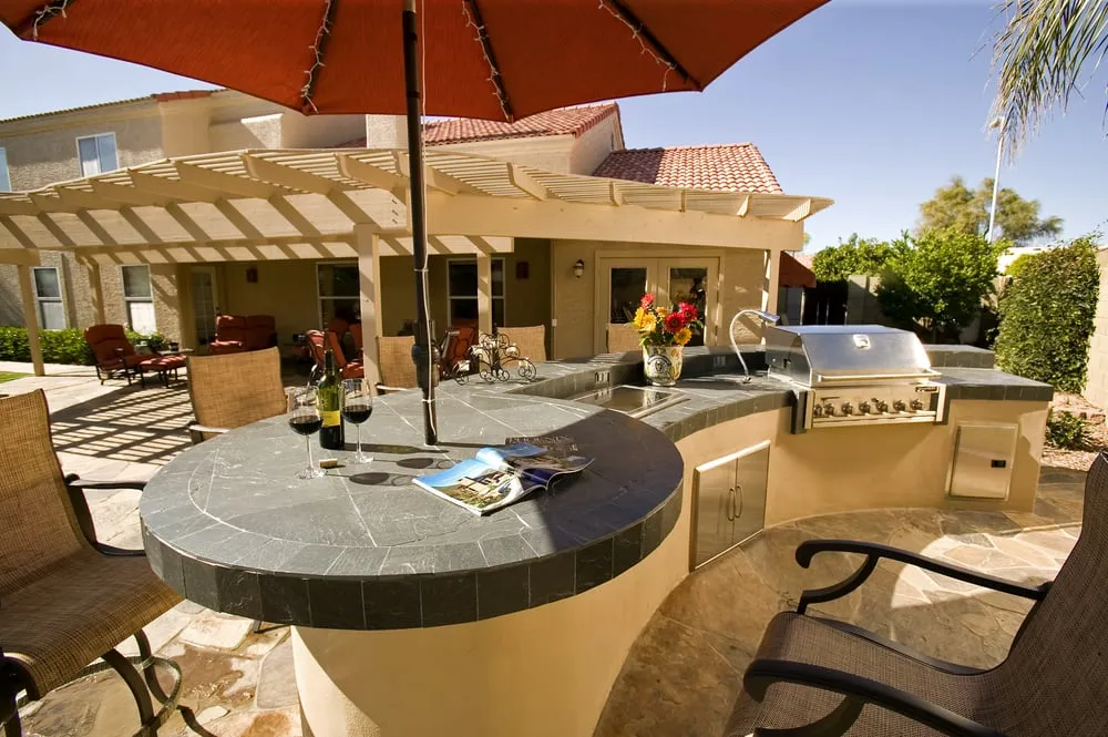 Affordable landscape installation for beautiful yards in Tempe, AZ by Desert Designer Landscape & Development
