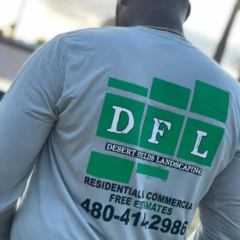 Local landscape installation with custom design in Tolleson, AZ by Desert Fields Landscaping