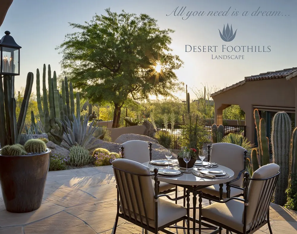 Affordable garden landscaping in Cave Creek, AZ by Desert Foothills Landscape