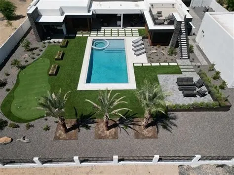 Local lawn mowing service experts serving Peoria, AZ - Desert Gold Hardscapes