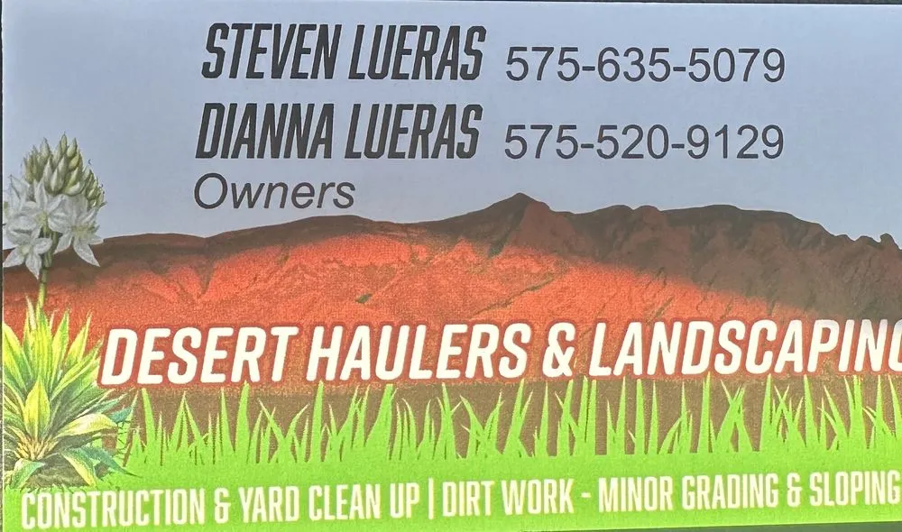 Local lawn care service for homes in Las Cruces, NM by Desert Haulers & Landscaping