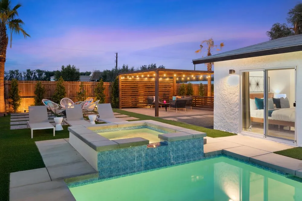 Top-rated outdoor landscaping with custom design in Indio, CA by Desert Innovations Landscape