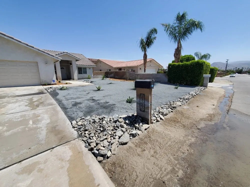 Professional lawn mowing service with custom design across Indio, CA - Desert Landscape Line