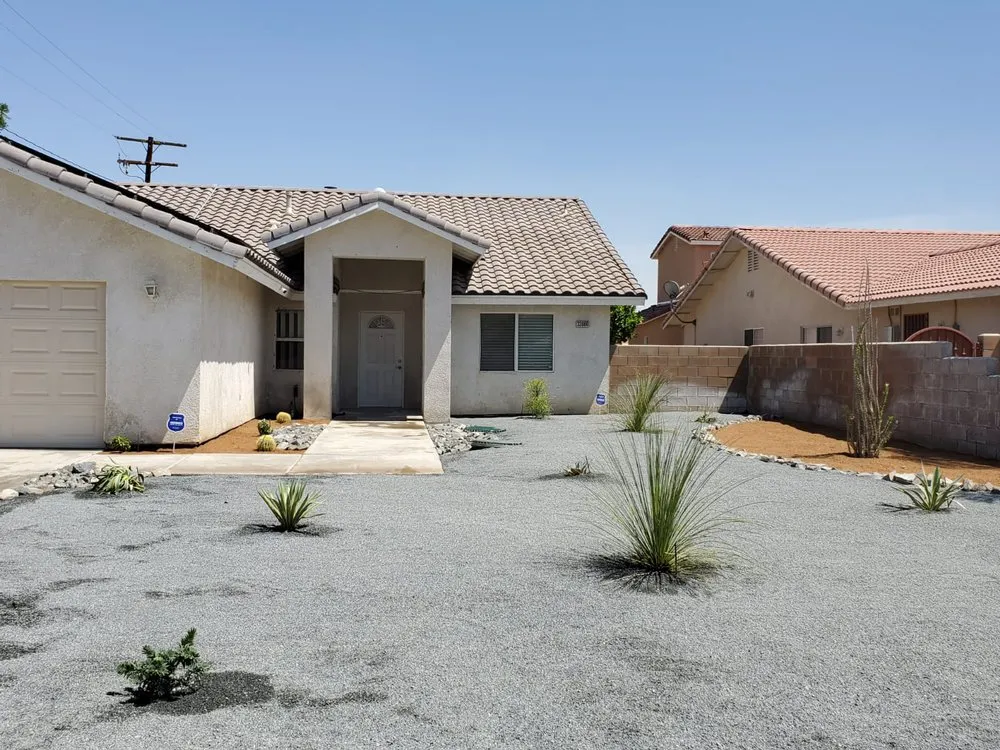 Professional yard cleanup service in Indio, CA by Desert Landscape Line