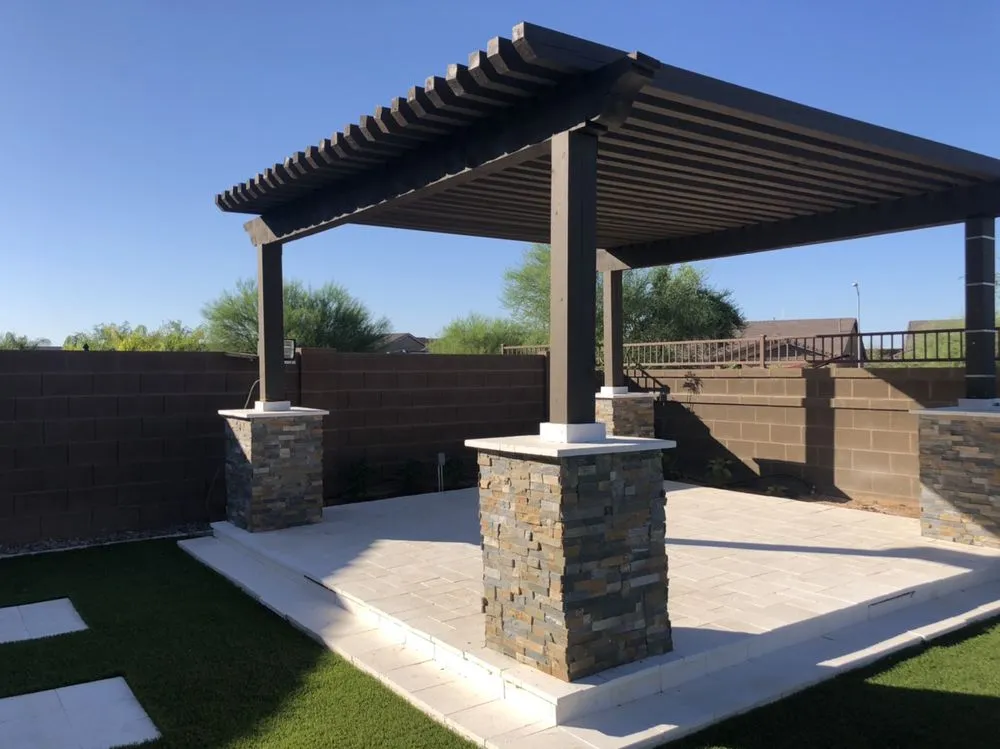 Trusted lawn mowing service near you across Goodyear, AZ - Desert Oasis Hardscape