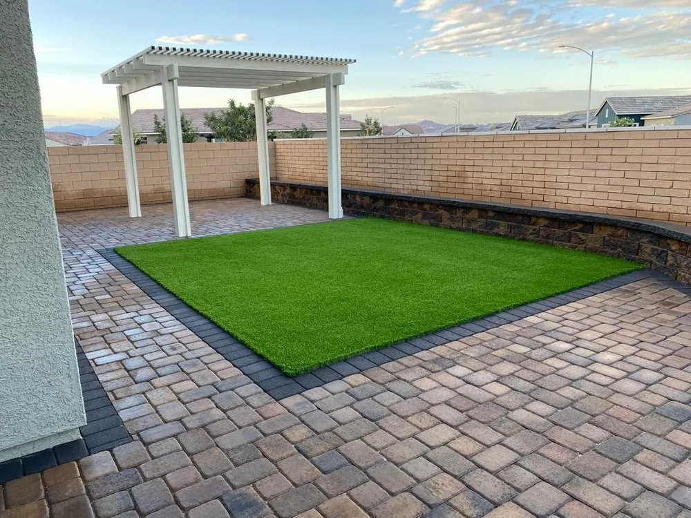 Reliable lawn mowing service in Las Vegas, NV by Desert Oasis Landscape Construction