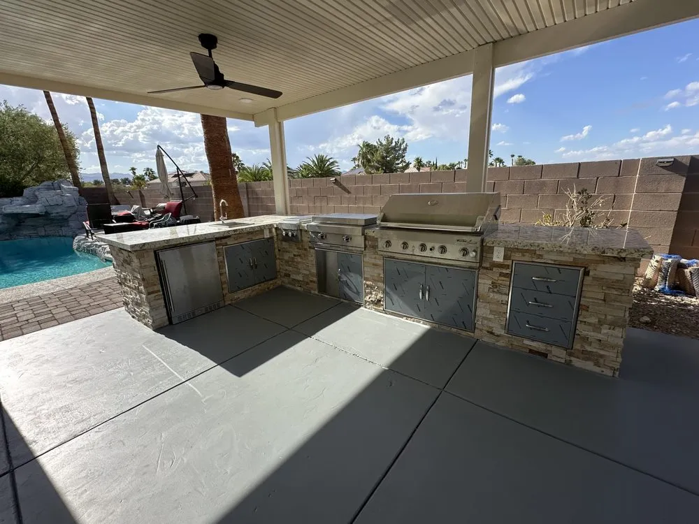 Local yard cleanup service for outdoor upgrades in Las Vegas, NV by Desert Oasis Landscaping