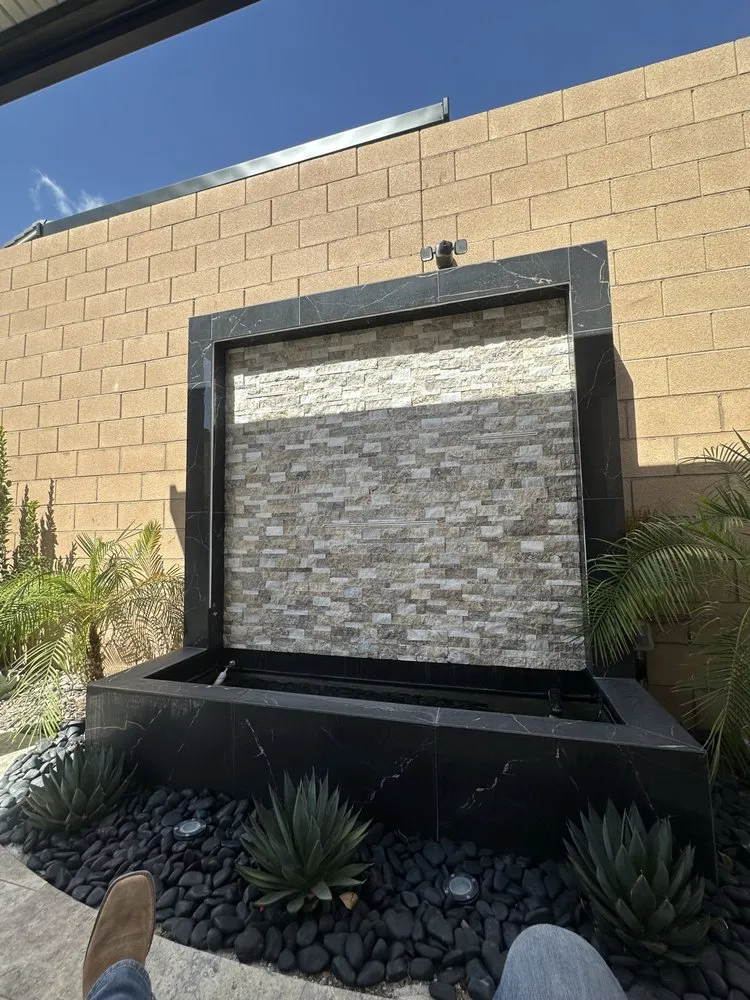 Custom landscape installation in Las Vegas, NV by Desert Oasis Landscaping