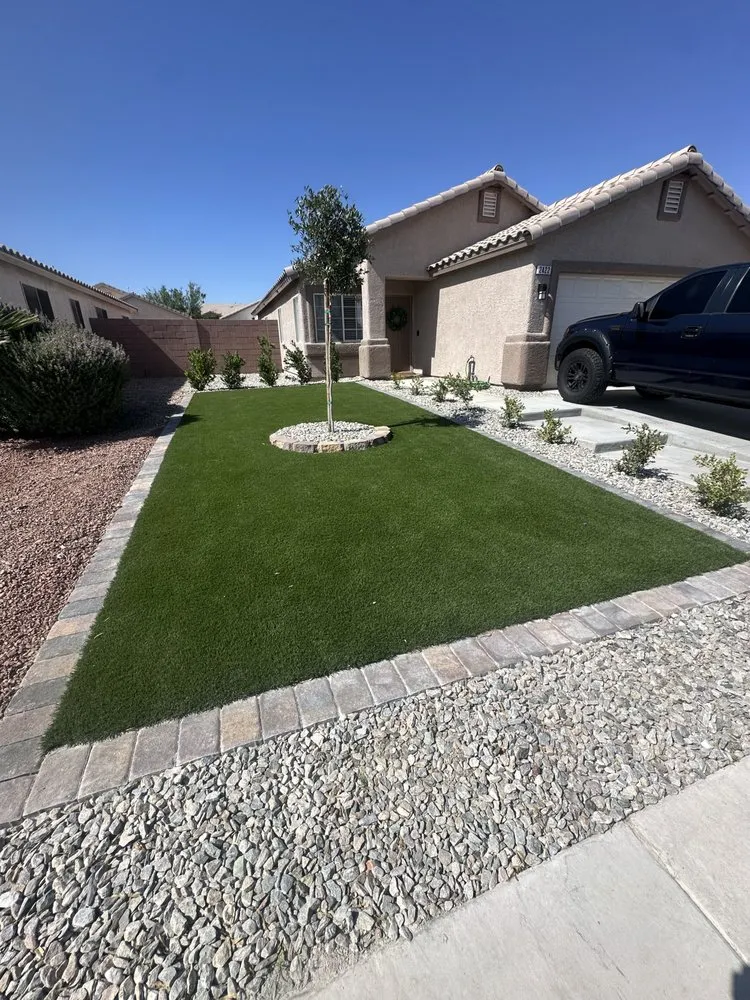 Professional yard maintenance for homes in Las Vegas, NV by Desert Oasis Landscaping
