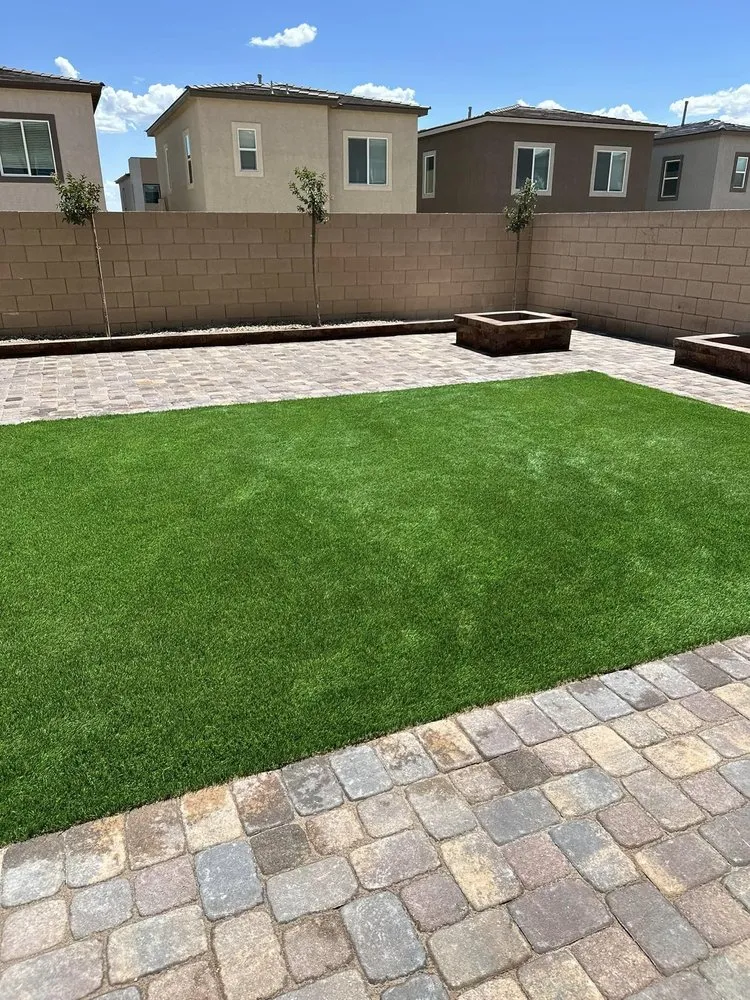 Reliable landscape installation with custom design in Las Vegas, NV by Desert Oasis Landscaping