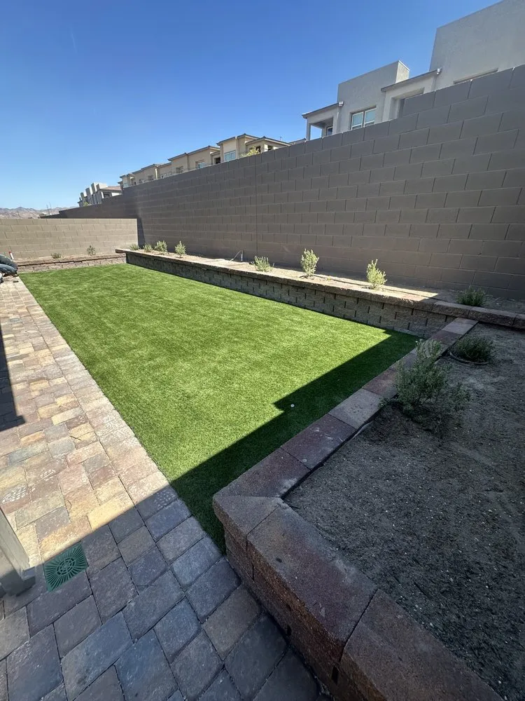 Professional yard maintenance in Las Vegas, NV by Desert Oasis Landscaping