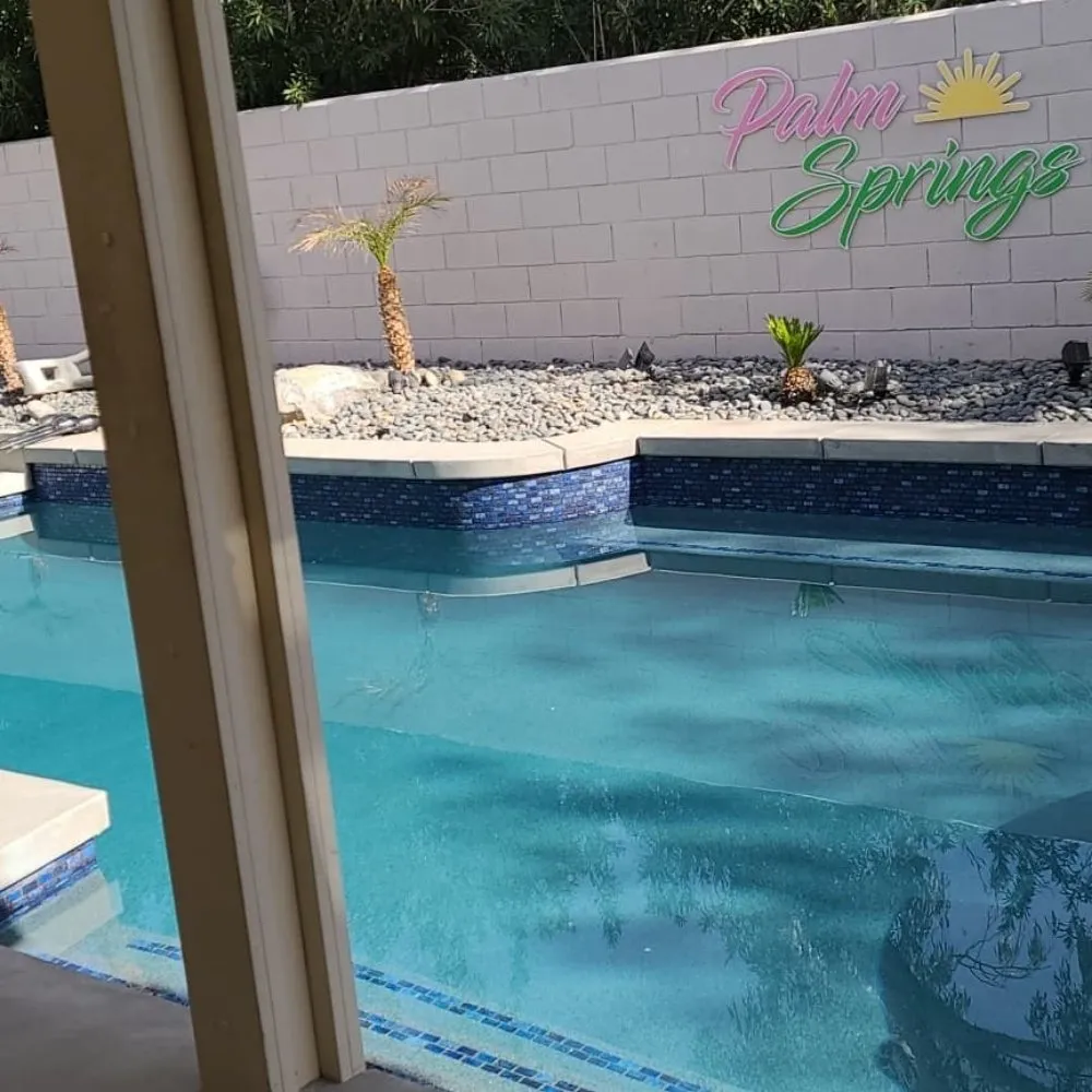 Affordable garden landscaping in Indio, CA by Desert Paradise Pools & Spas