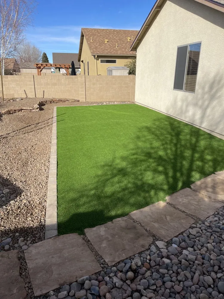 Professional yard maintenance in Prescott Valley, AZ by Desert Pines Landscaping