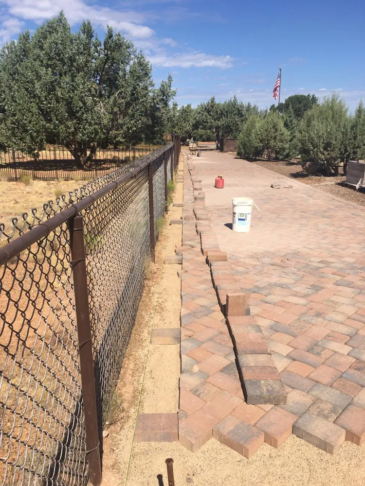 Local landscape installation in Prescott Valley, AZ by Desert Pines Landscaping