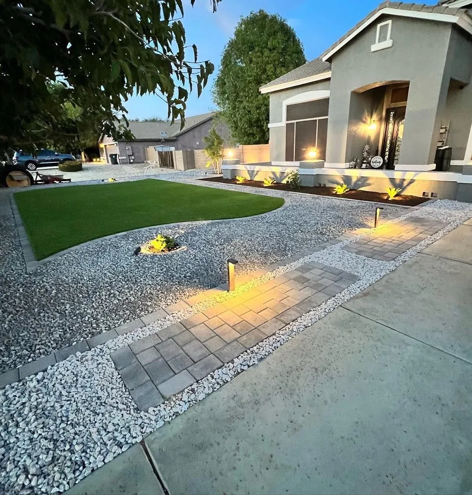 Affordable yard maintenance for homes in Buckeye, AZ by Desert Pointe landscape