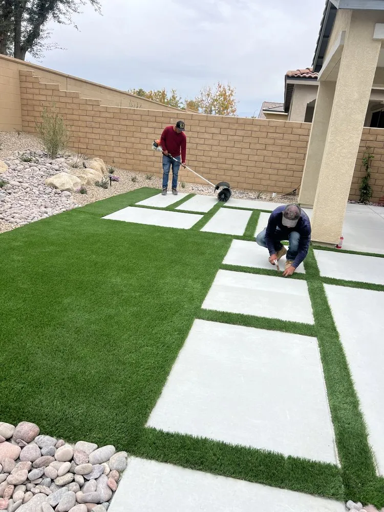 Local lawn mowing service for year-round maintenance across Cathedral City, CA - Desert Precision Landscaping