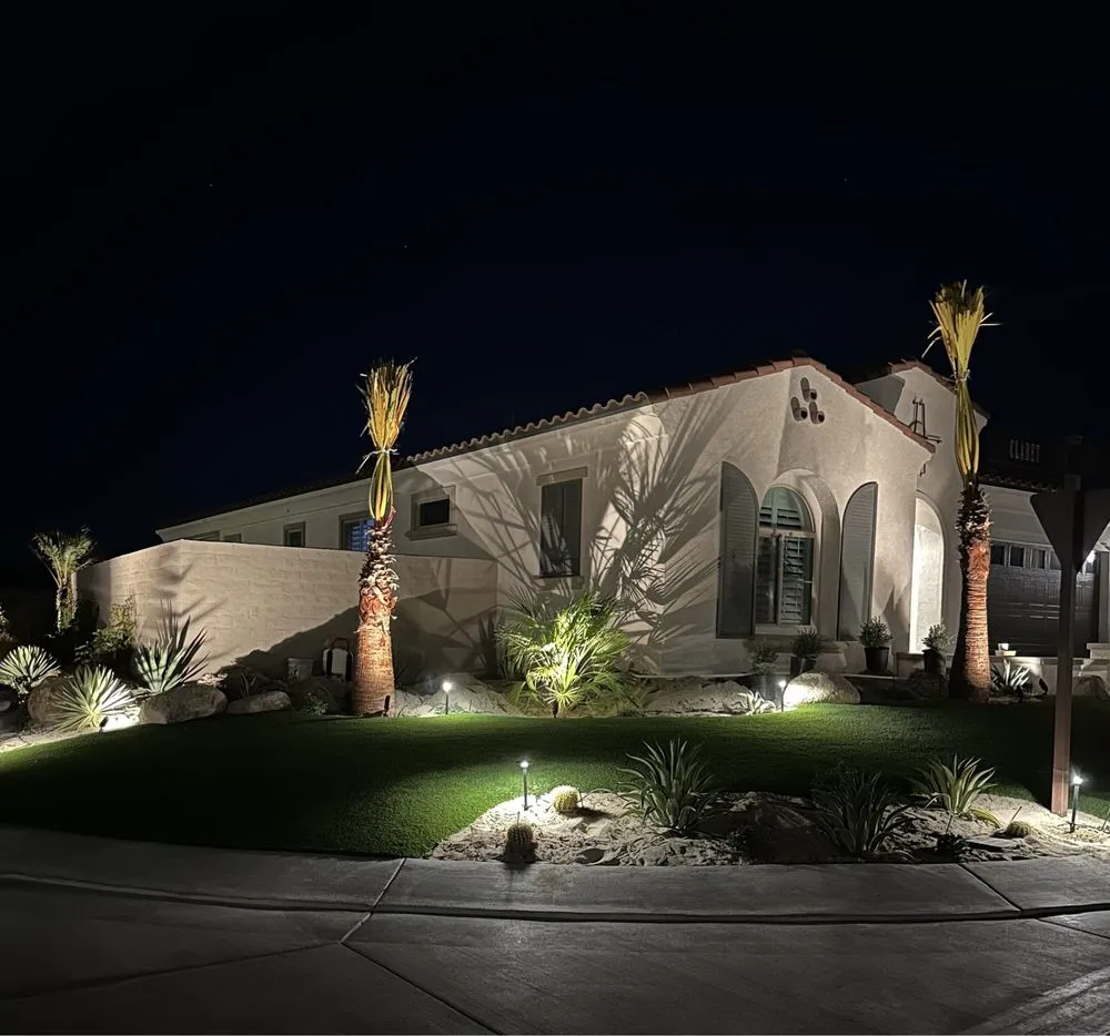 Top-rated garden landscaping for year-round maintenance in Cathedral City, CA by Desert Precision Landscaping
