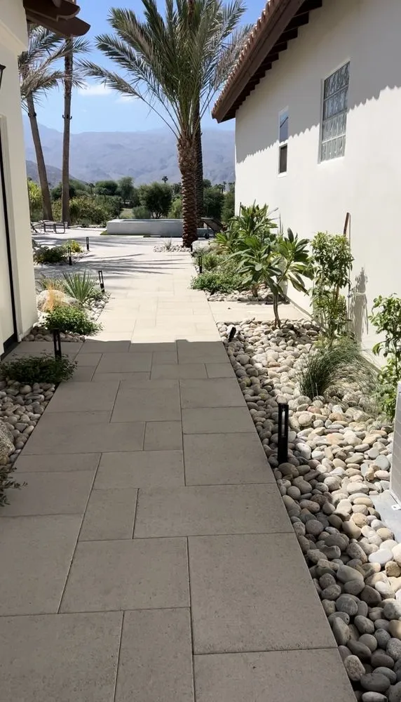 Professional lawn mowing service in Cathedral City, CA by Desert Precision Landscaping