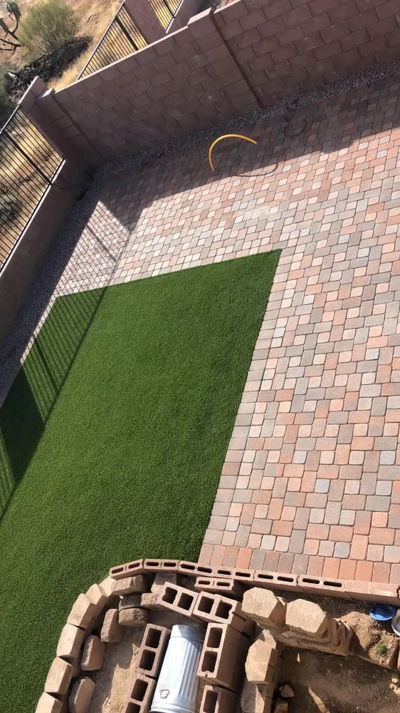 Top-rated outdoor landscaping for outdoor upgrades in Tucson, AZ by Desert Prestige Weed Control & Synthetic Turf