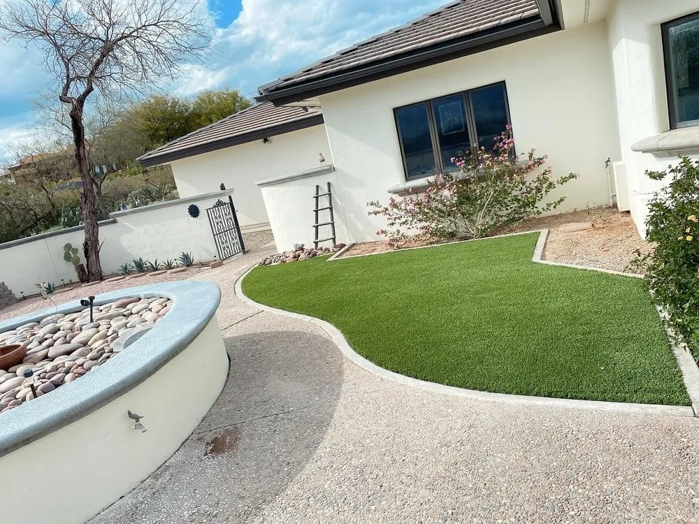 Local residential landscaping for residential properties in Tucson, AZ by Desert Prestige Weed Control & Synthetic Turf