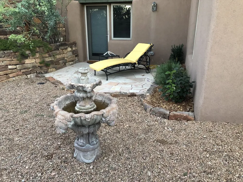 Affordable residential landscaping for year-round maintenance in Santa Fe, NM by Desert Rose Landscape & Maintenance