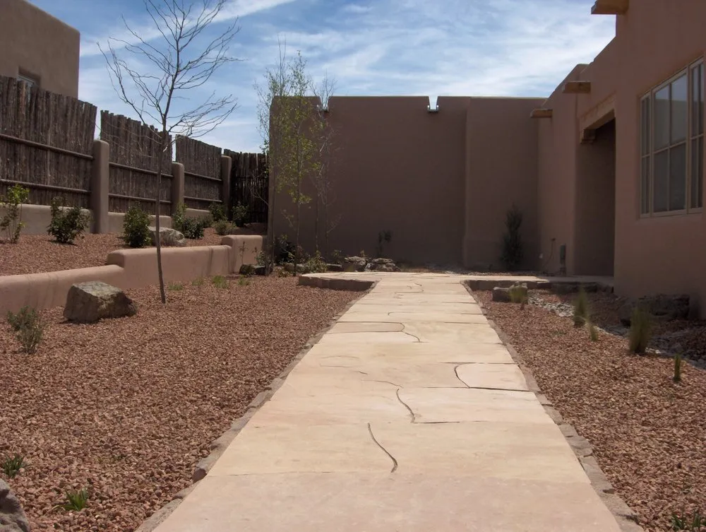 Professional yard maintenance for beautiful yards in Santa Fe, NM by Desert Rose Landscape & Maintenance