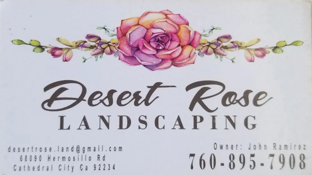 Reliable yard cleanup service in Cathedral City, CA by Desert Rose Landscaping