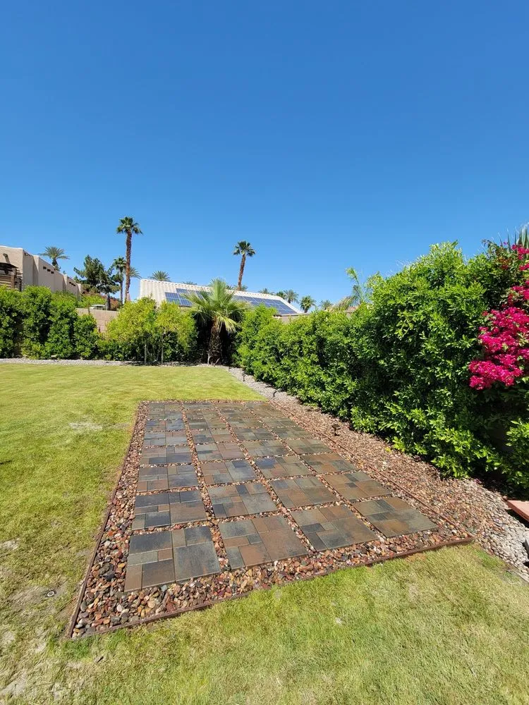 Custom landscape installation in Cathedral City, CA - Desert Rose Landscaping