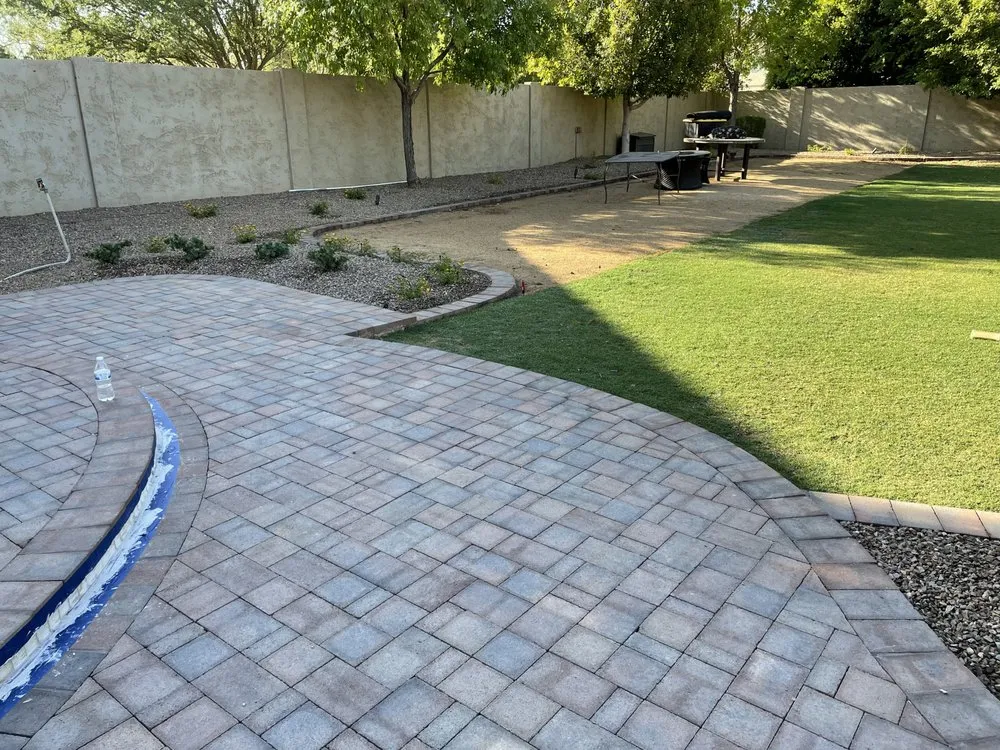Trusted outdoor landscaping in Glendale, AZ by Desert Rose Landscaping