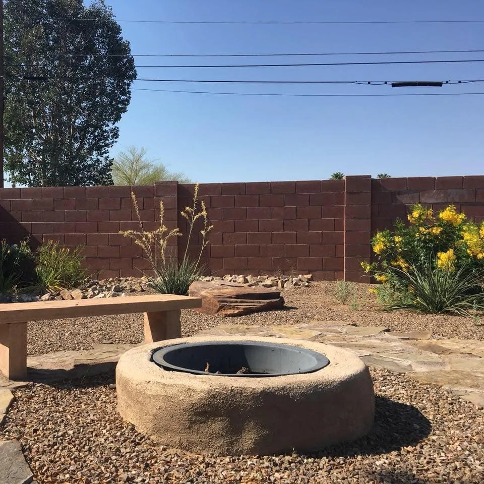 Custom lawn care service with custom design in Tucson, AZ by Desert Shadows Landscape