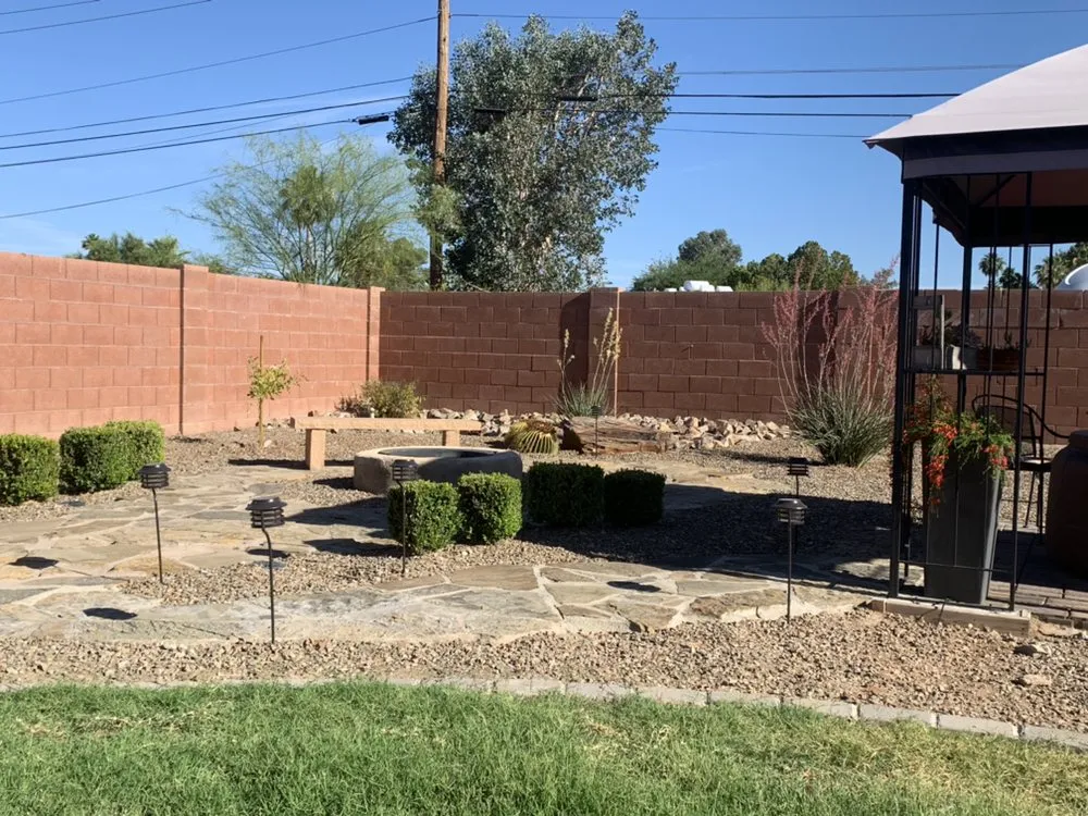 Professional yard cleanup service for beautiful yards across Tucson, AZ - Desert Shadows Landscape