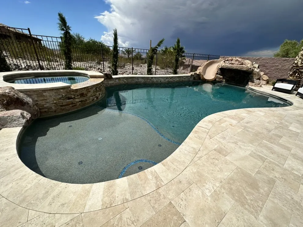 Custom yard maintenance with custom design across Las Vegas, NV - Desert Springs Pools and Spas