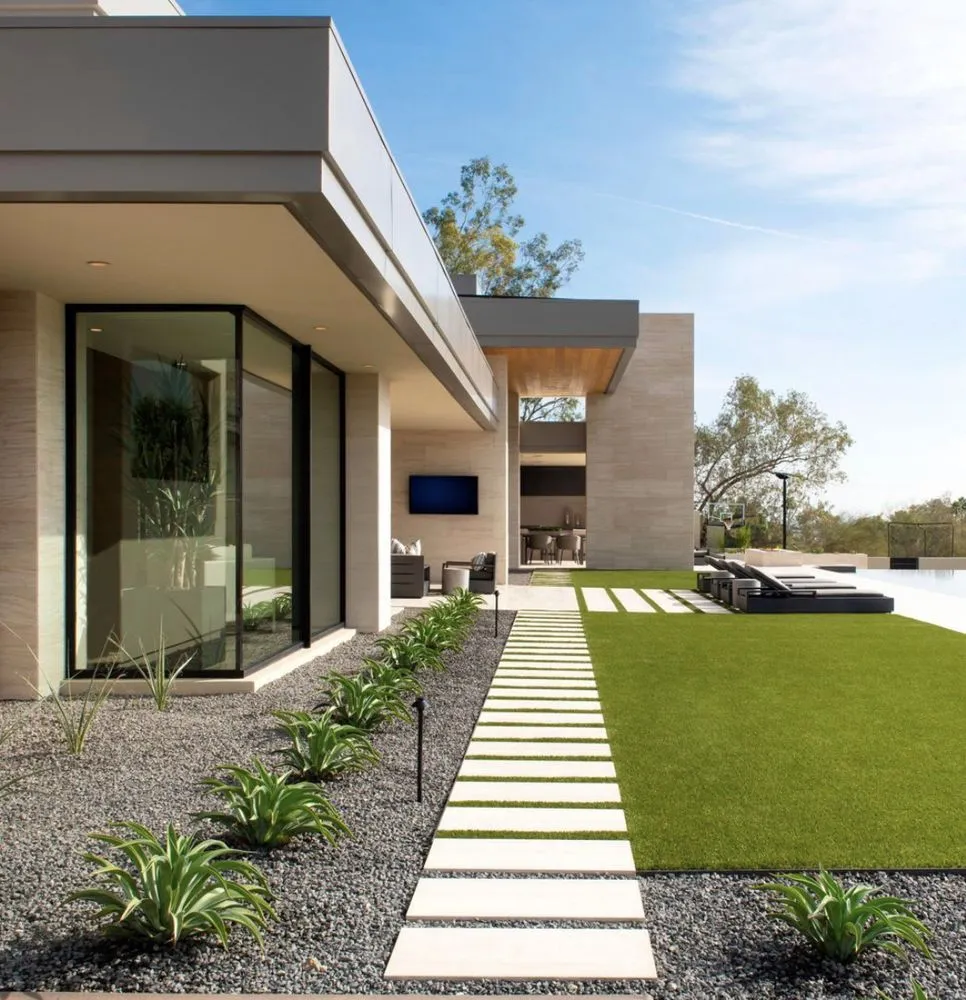 Reliable yard maintenance for residential properties in St. George, UT by Desert Tortoise Landscspes