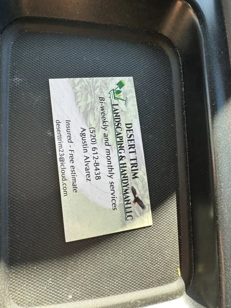 Trusted residential landscaping in Tucson, AZ by Desert Trim landscaping Handyman