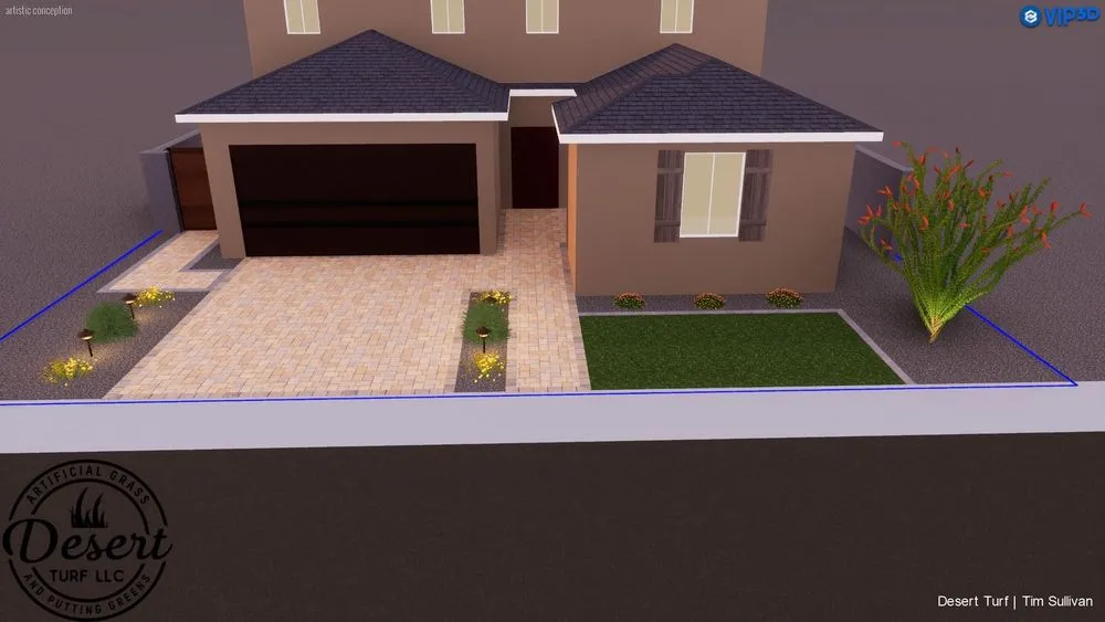 Professional residential landscaping in Goodyear, AZ - Desert Turf