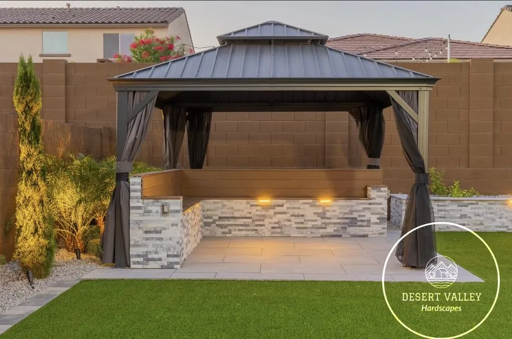Custom yard maintenance for year-round maintenance across Luke Air Force Base, AZ - Desert Valley Hardscapes