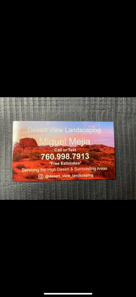 Expert landscape design near you in Apple Valley, CA by Desert View Landscaping