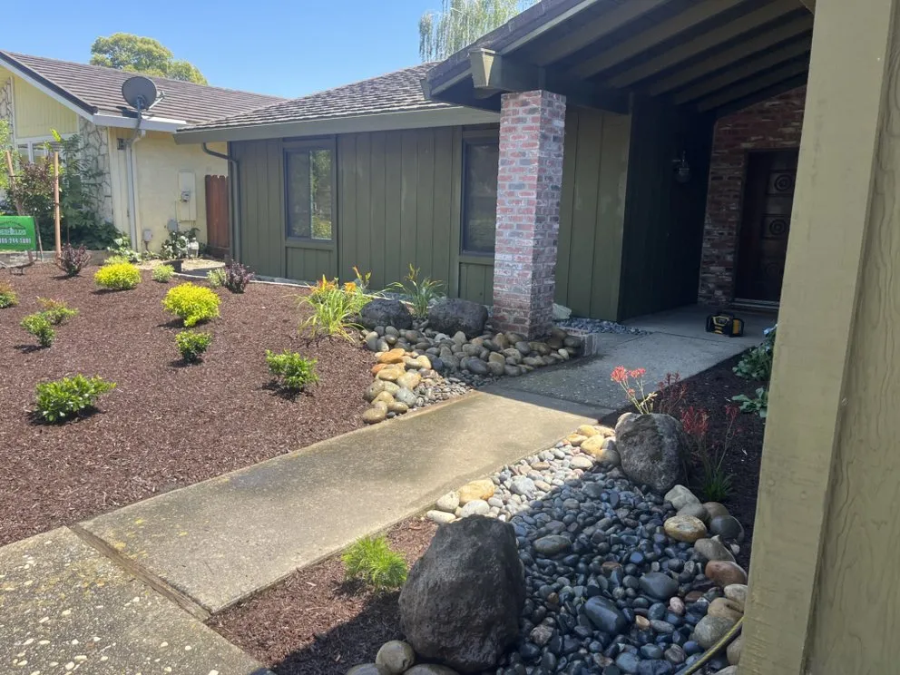 Custom landscape design in Lodi, CA by DeShields Landscape Management