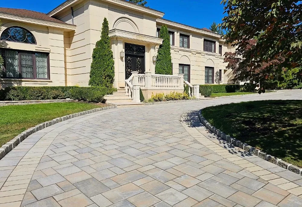 Local landscape installation in Massapequa, NY by Design and Build Landscape