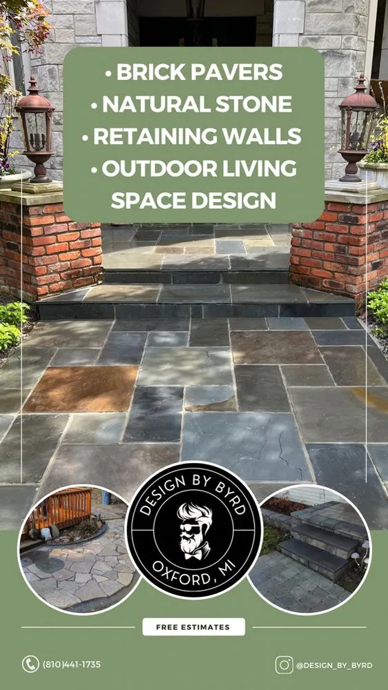 Reliable landscaping services in Oxford, MI - Design by Byrd