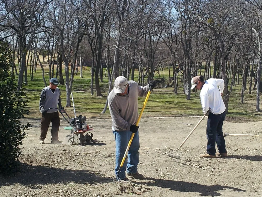 Custom landscape installation in Rockwall, TX - Design Masters Landscaping