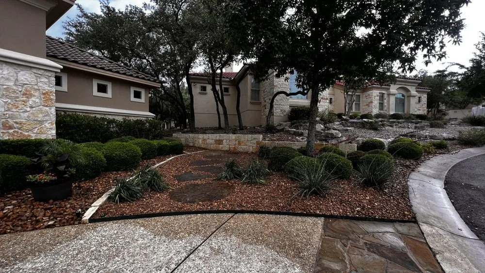 Professional landscape installation for beautiful yards in San Antonio, TX by Design Scapes