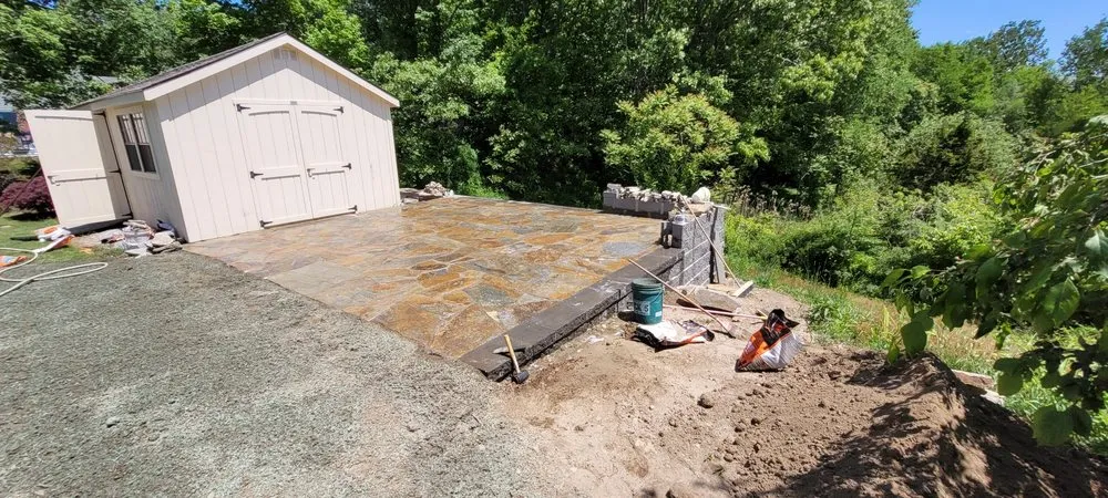 Top-rated garden landscaping with custom design in Westbrook, CT by Designer Fence & Stone