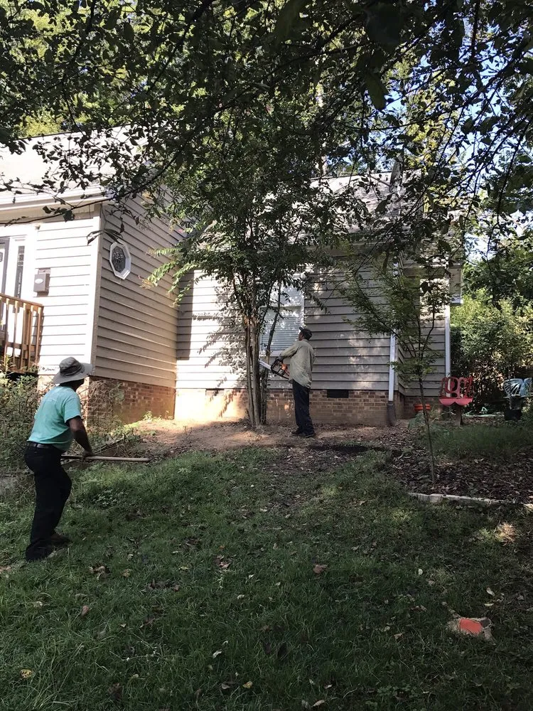 Custom landscape installation in Durham, NC by Designer Landscapes