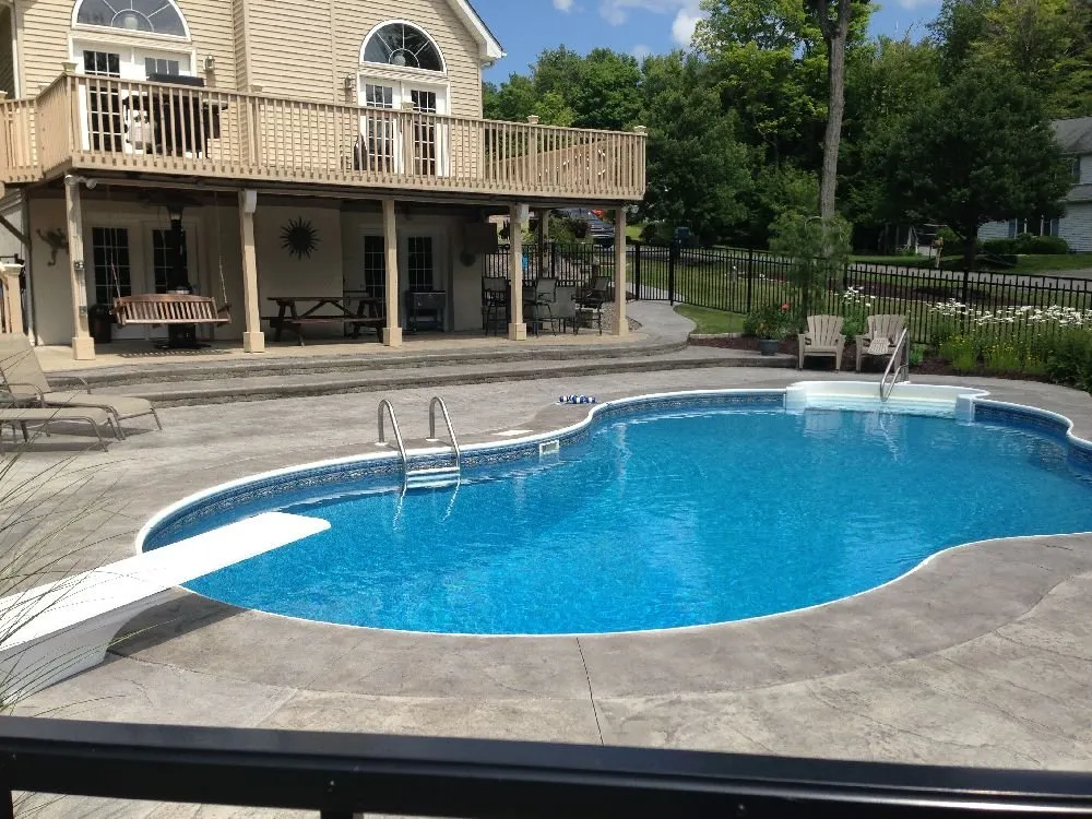 Local residential landscaping in Moscow, PA by Designer Pool Company