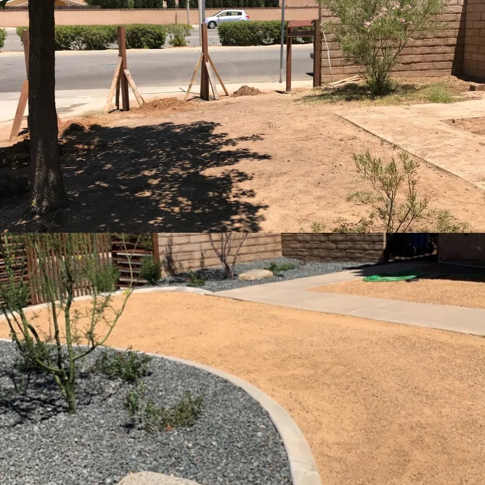 Local landscape installation in Quartz Hill, CA by Designer's Touch Landscape