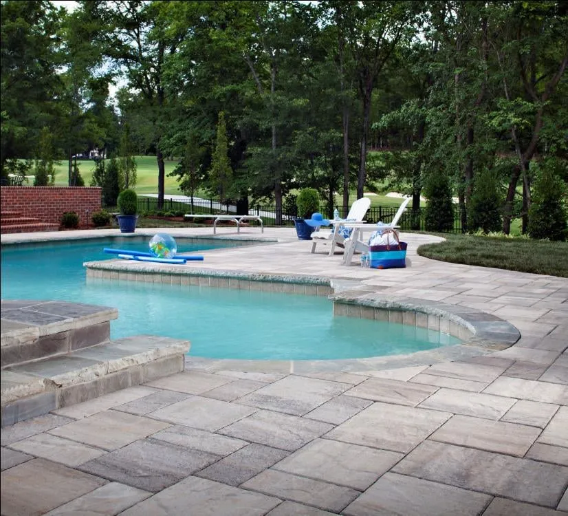 Custom landscape design with custom design in Charlotte, NC by Designia